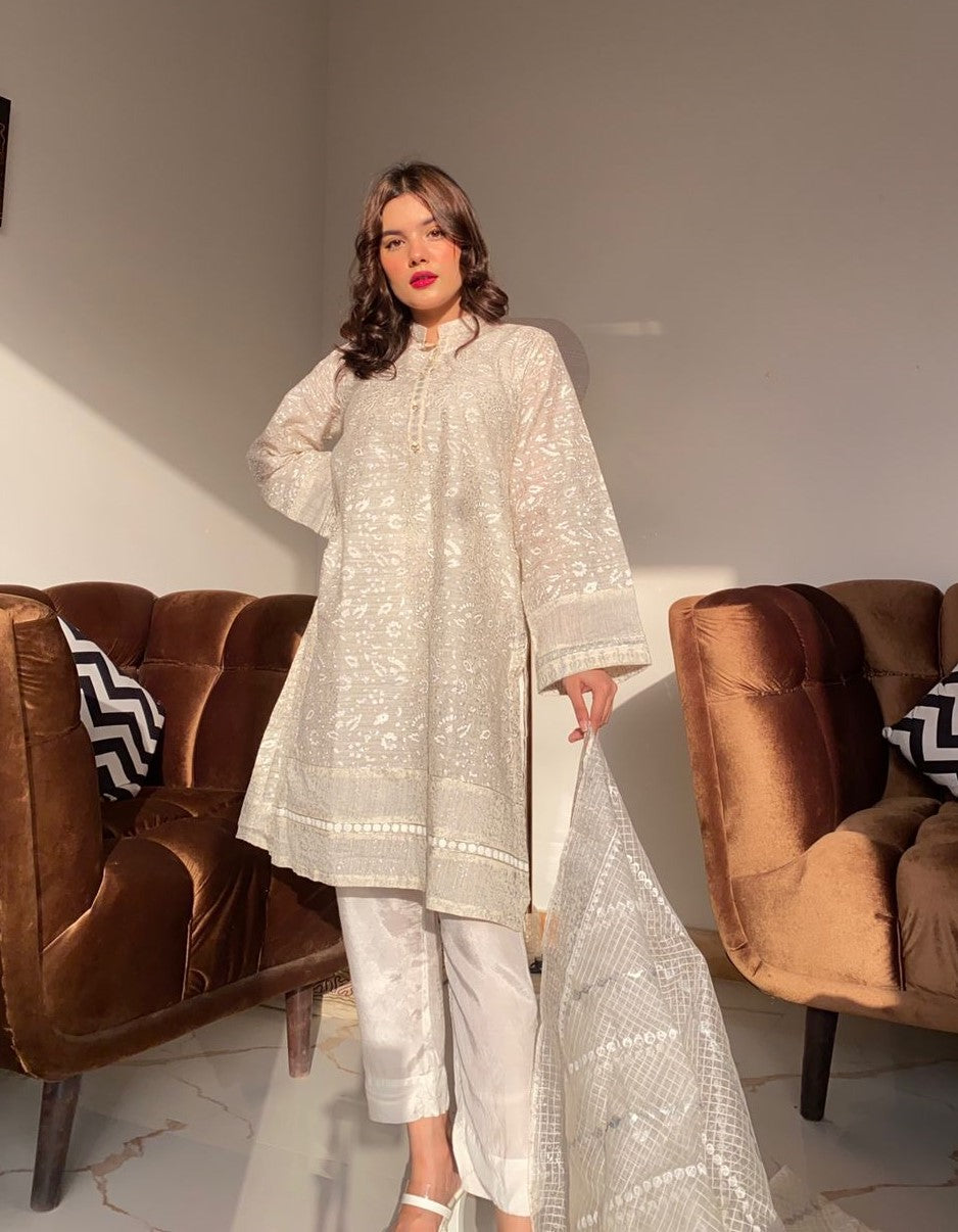 Chalk White Cotton