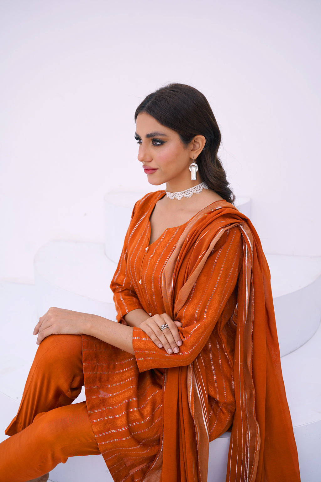 Rust Chiffon