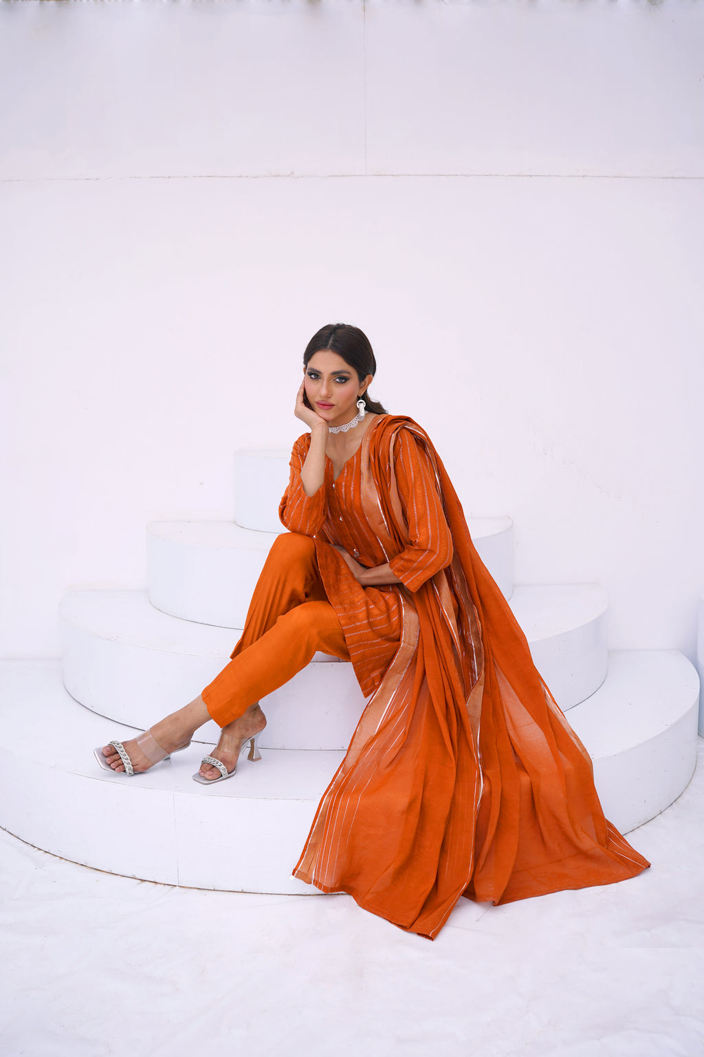 Rust Chiffon