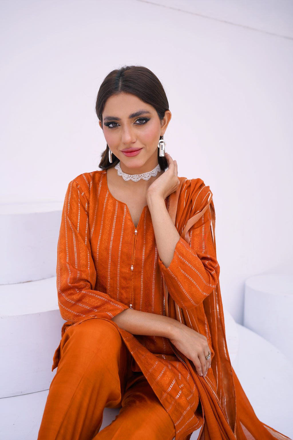 Rust Chiffon
