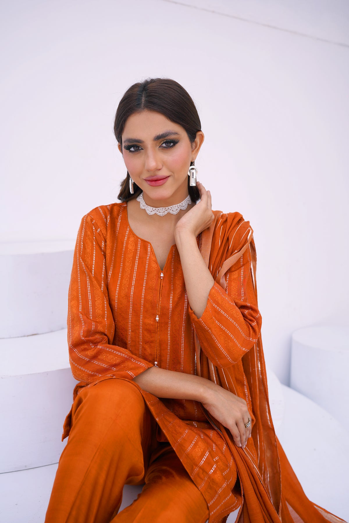 Rust Chiffon