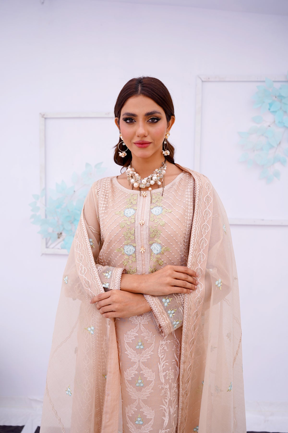 Beige Pastel Formal