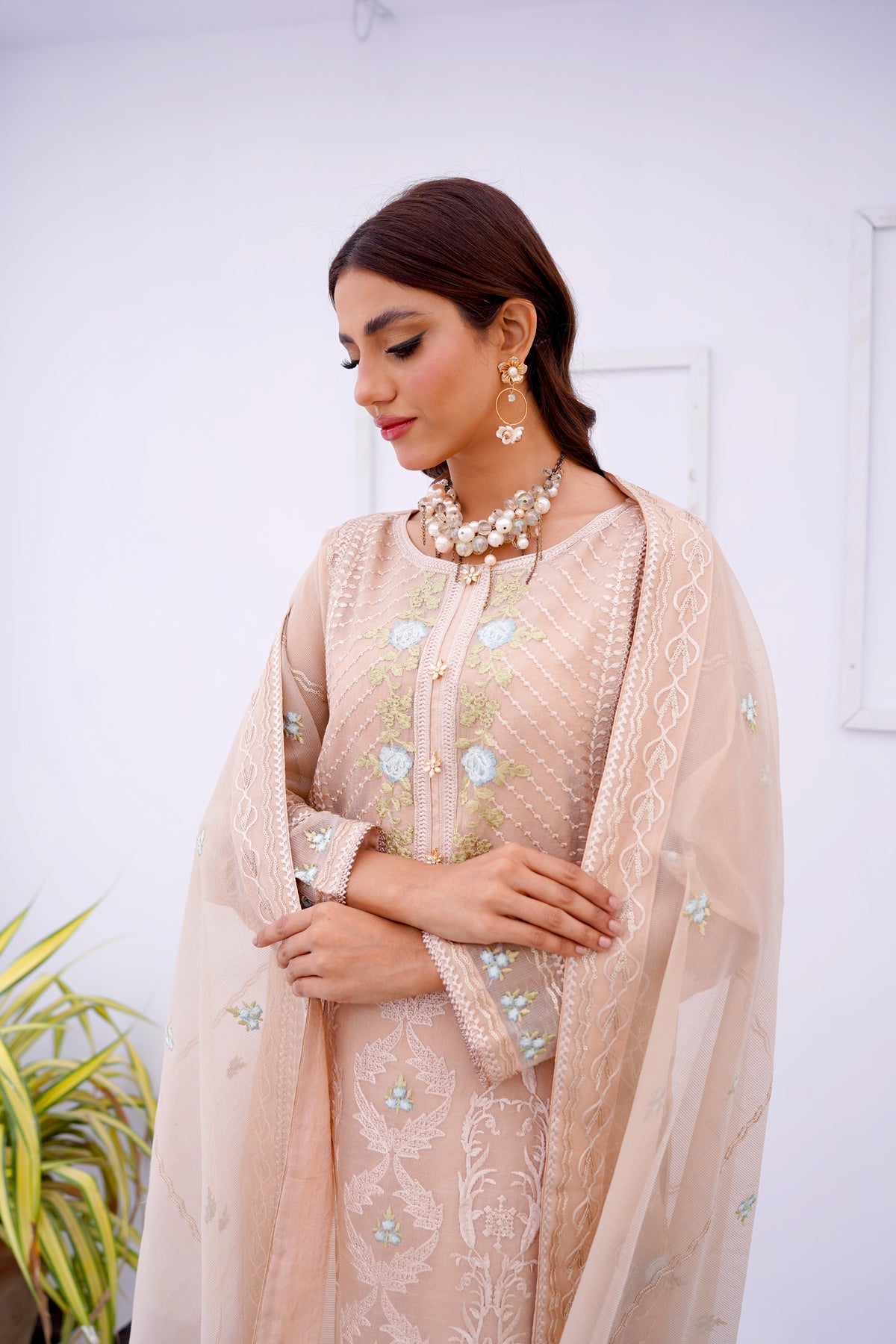 Beige Pastel Formal