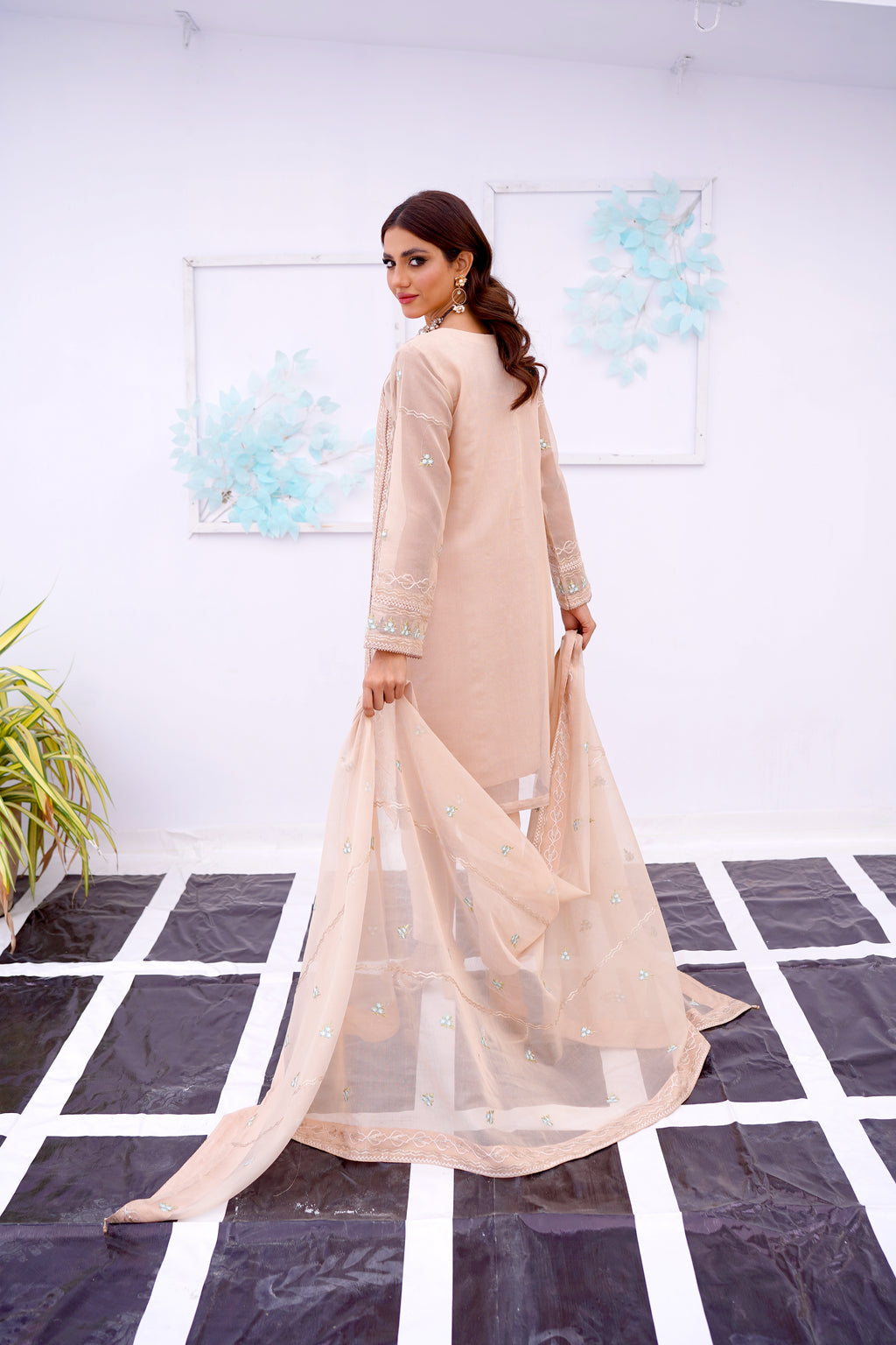 Beige Pastel Formal