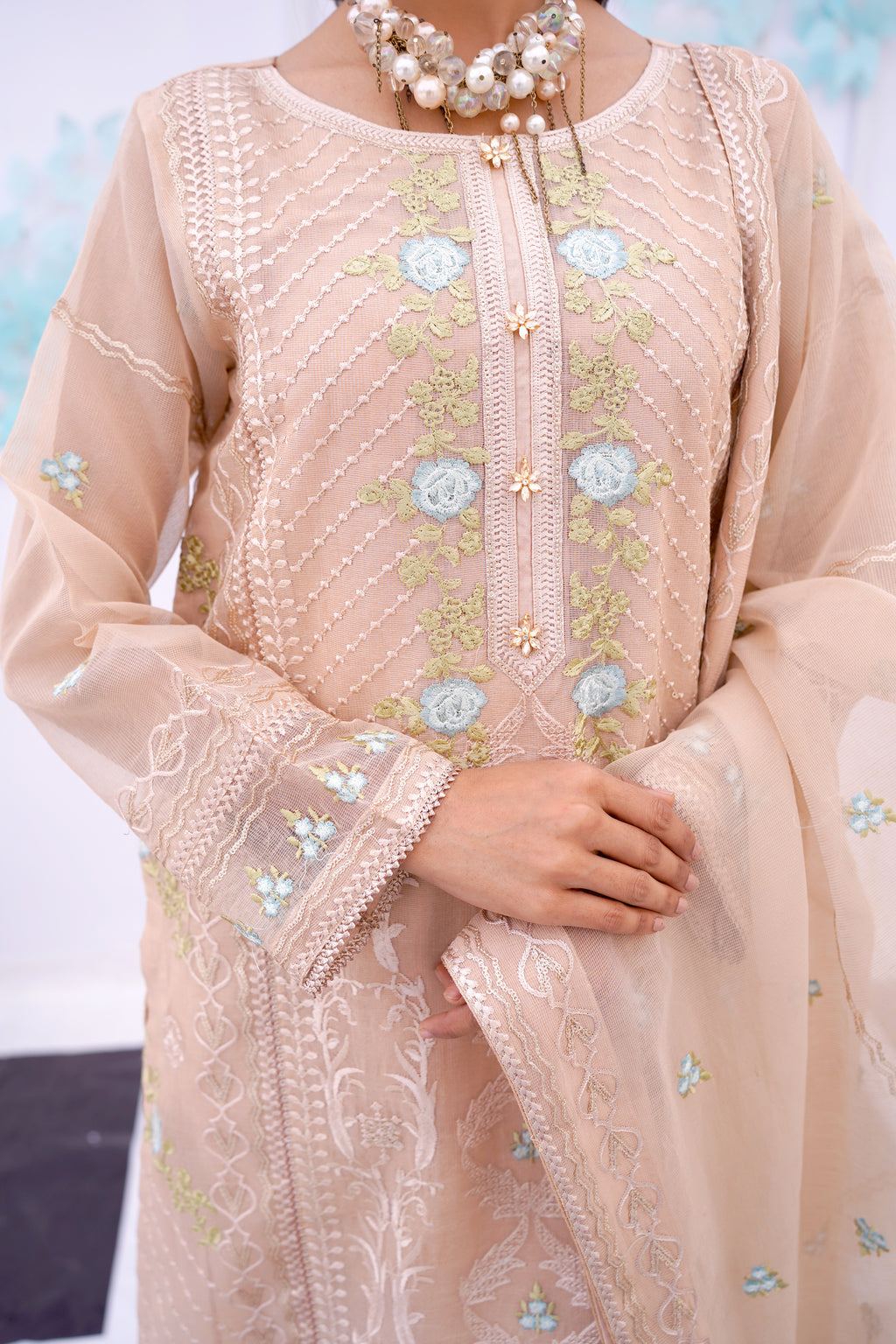 Beige Pastel Formal