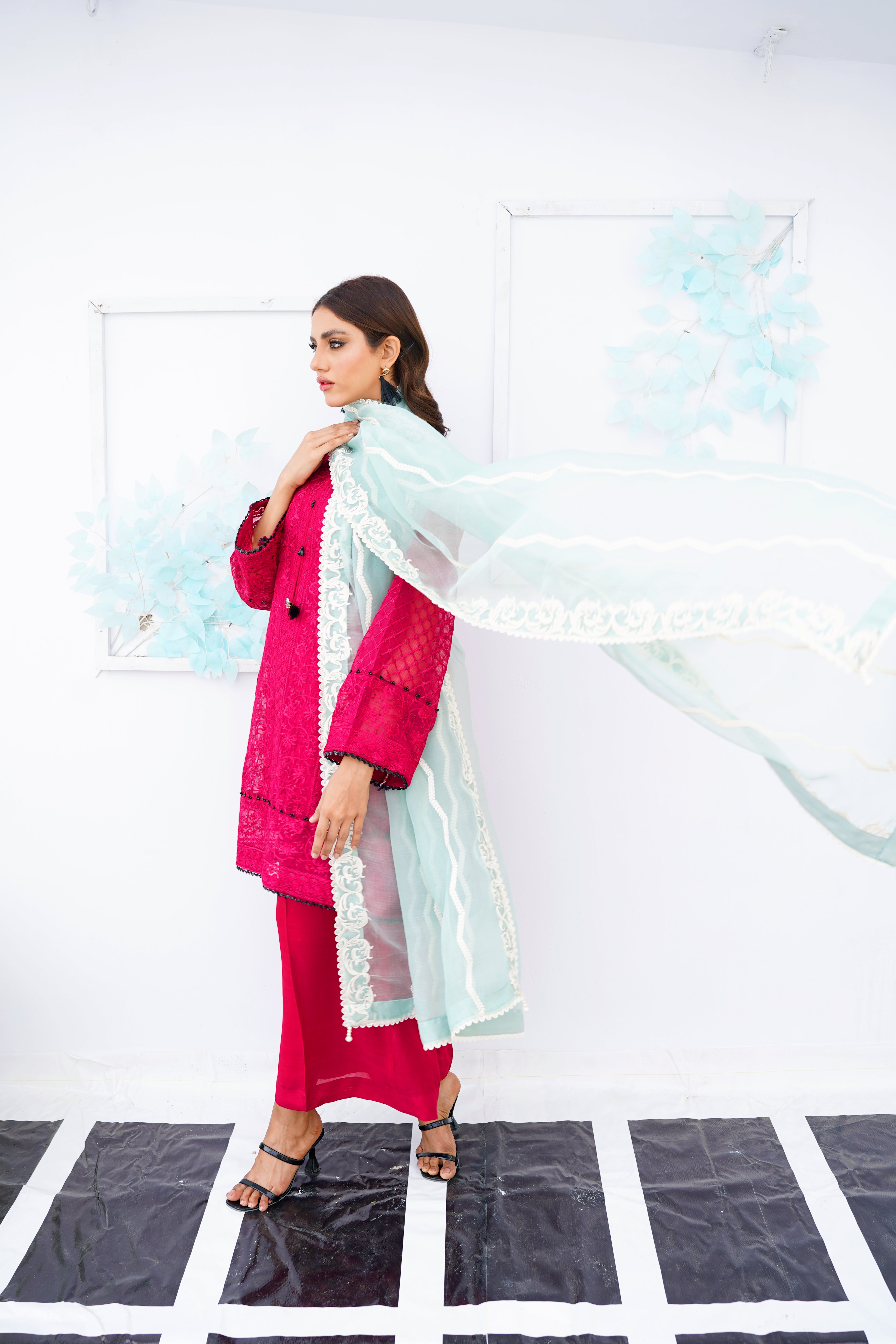 Deep Pink Peplum LP-2