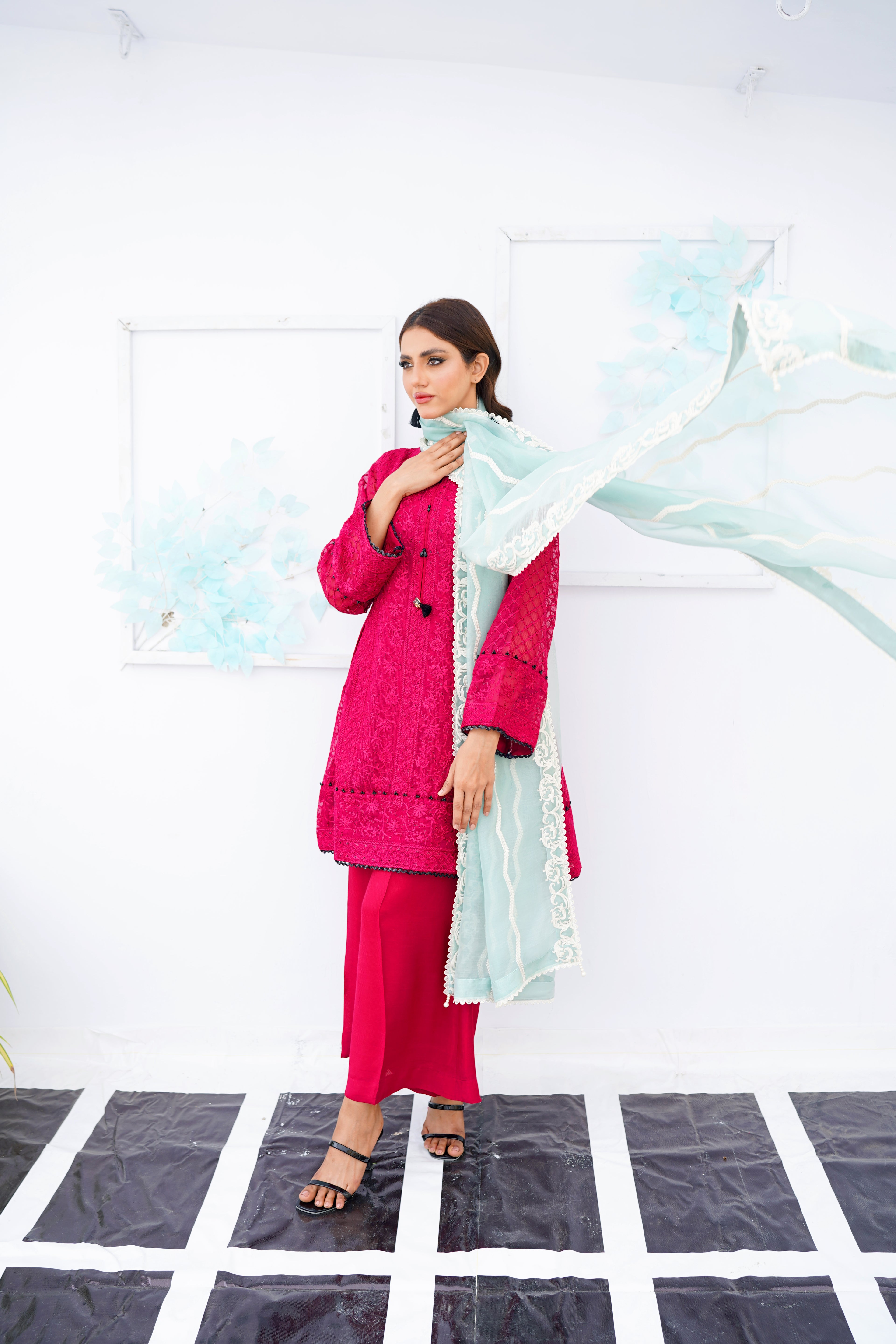 Deep Pink Peplum LP-2