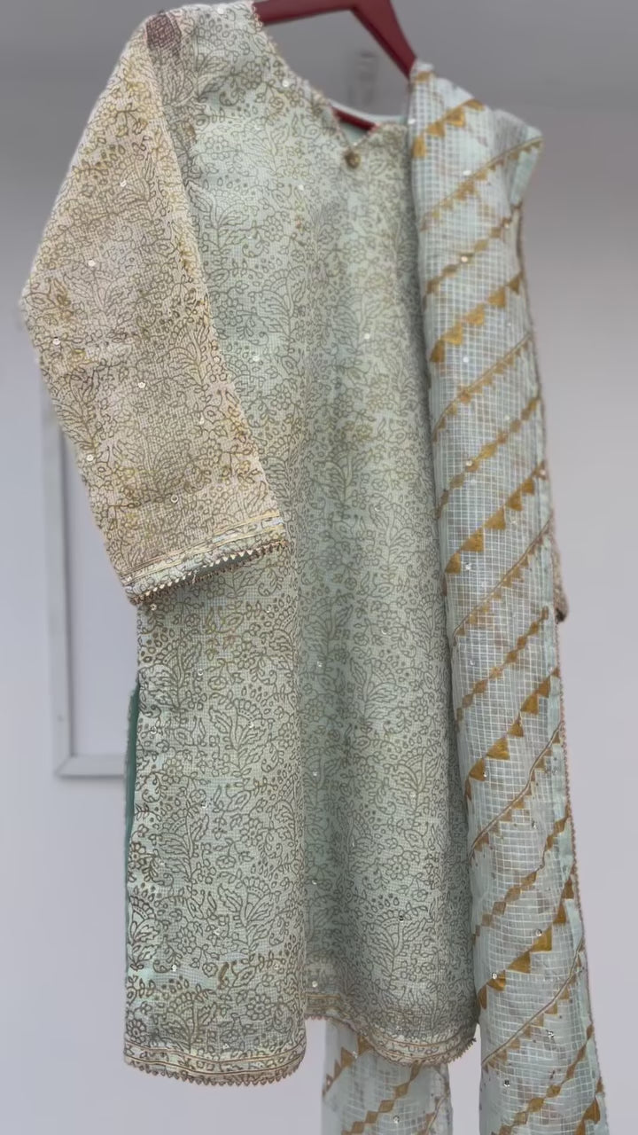 Ice Blue Kurta Set PW-6